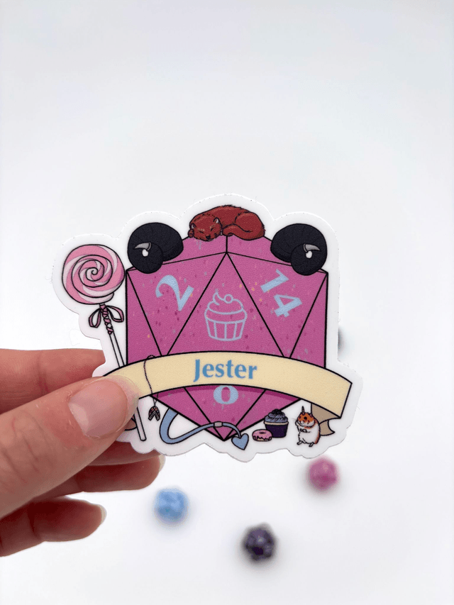 Mighty Dice - Jester inspired D20