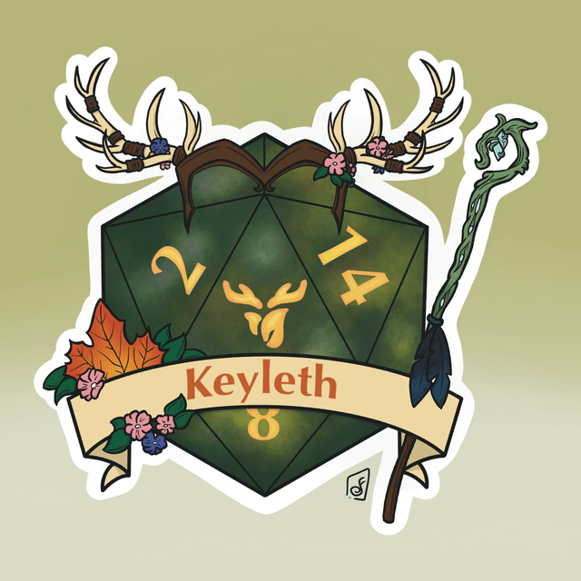Dice Machina - Keyleth inspired D20