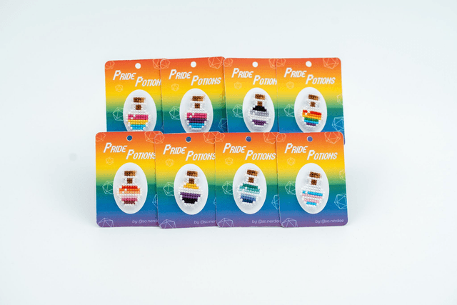 Trans Potion – Cross-Stitch Pin