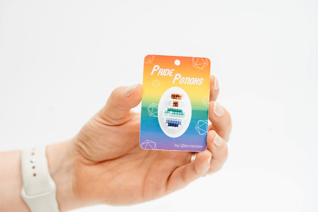Gay Potion – Cross-Stitch Pin 