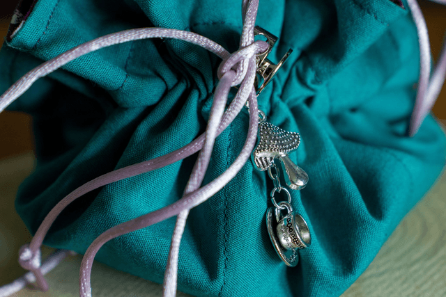 Tea time - Caduceus inspired dice bag