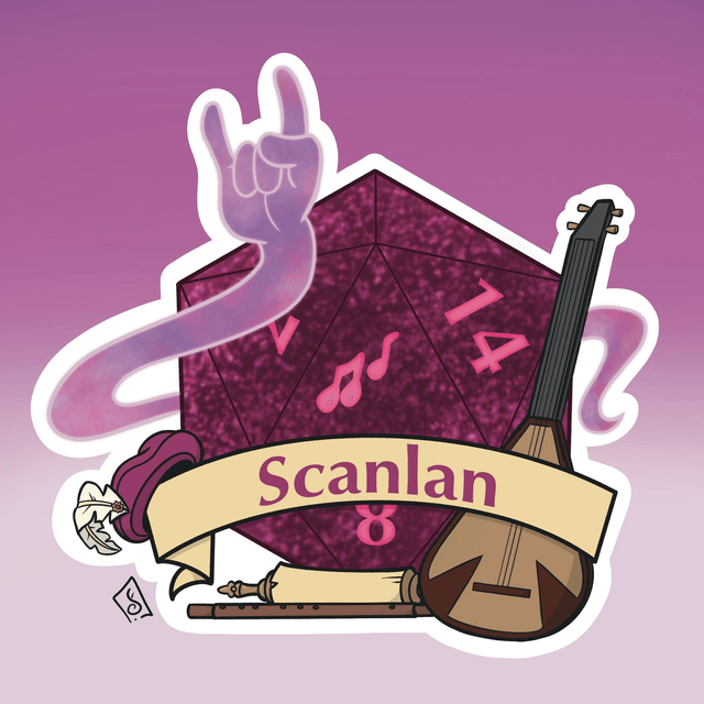 Dice Machina - Scanlan inspired D20