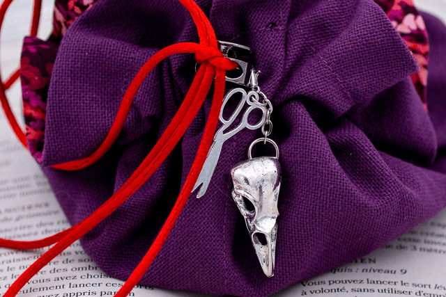 Fun Scary - Laudna inspired dice bag