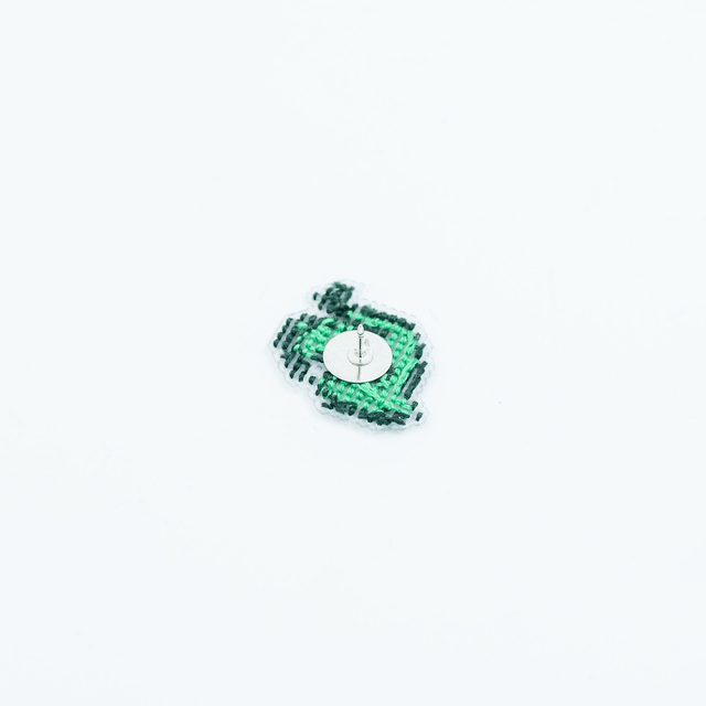 Leaf - Cross stitch pins