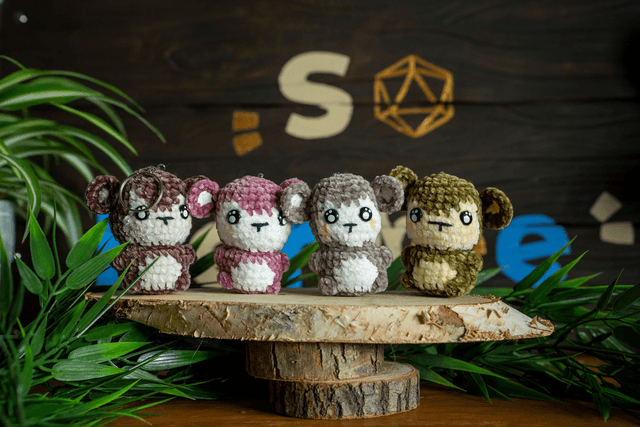 Monkey Keychain 